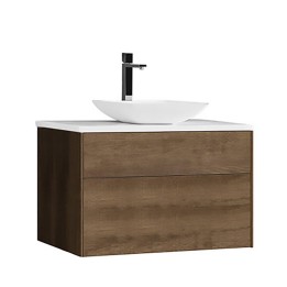 Koupelnová skříňka StoneArt Venice VE-0800pro-2 dubová tmavá 80×52