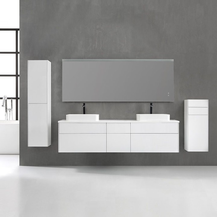 Koupelnový nábytek – set StoneArt Venice VE-2000pro-5 tmavě šedý 200×52
