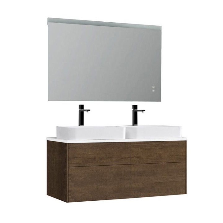 Koupelnový nábytek – set StoneArt Venice VE-1200pro-5 dubový tmavý 120×52
