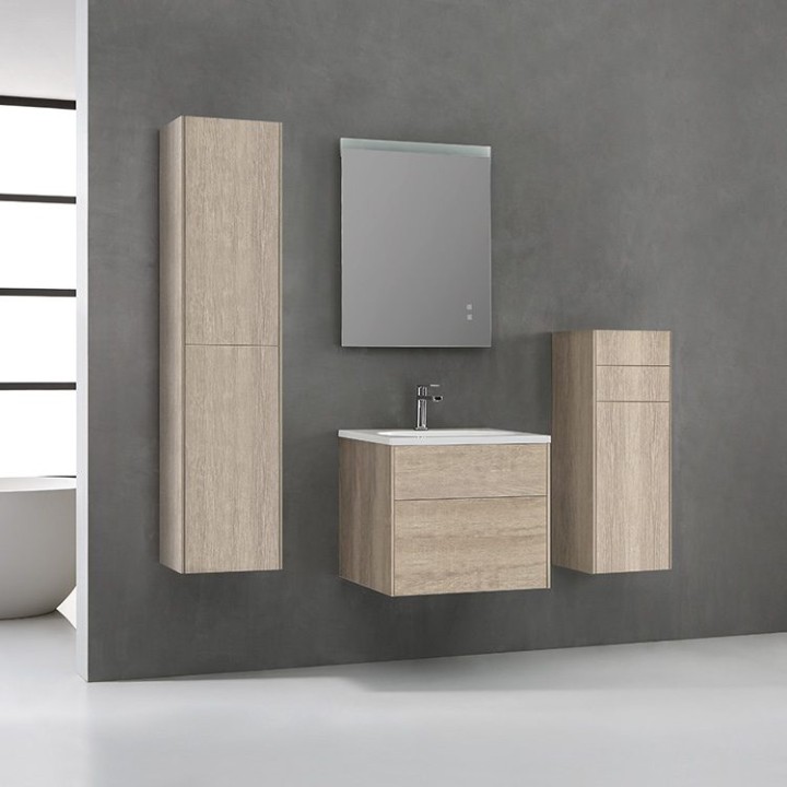 Koupelnová skříňka StoneArt Venice VE-0600-I dubová světlá 60×52