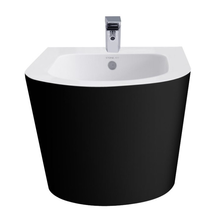 Závěsný bidet StoneArt TFS-111P černobílý 52×37 matný