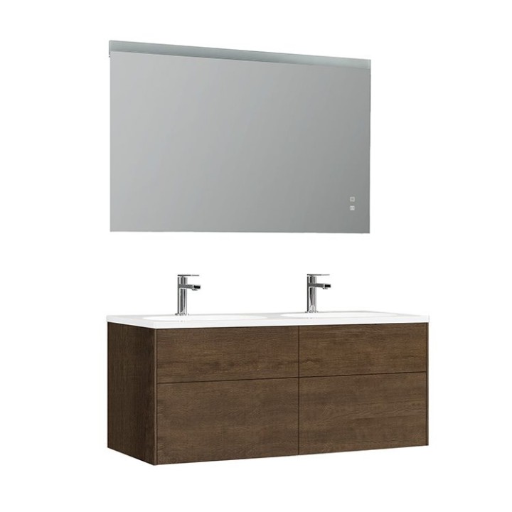 Koupelnový nábytek – set StoneArt Venice VE-1200-I dubový tmavý 120×52