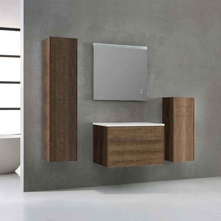 Koupelnový nábytek – set StoneArt Venice VE-0800pro dubový tmavý 80×52