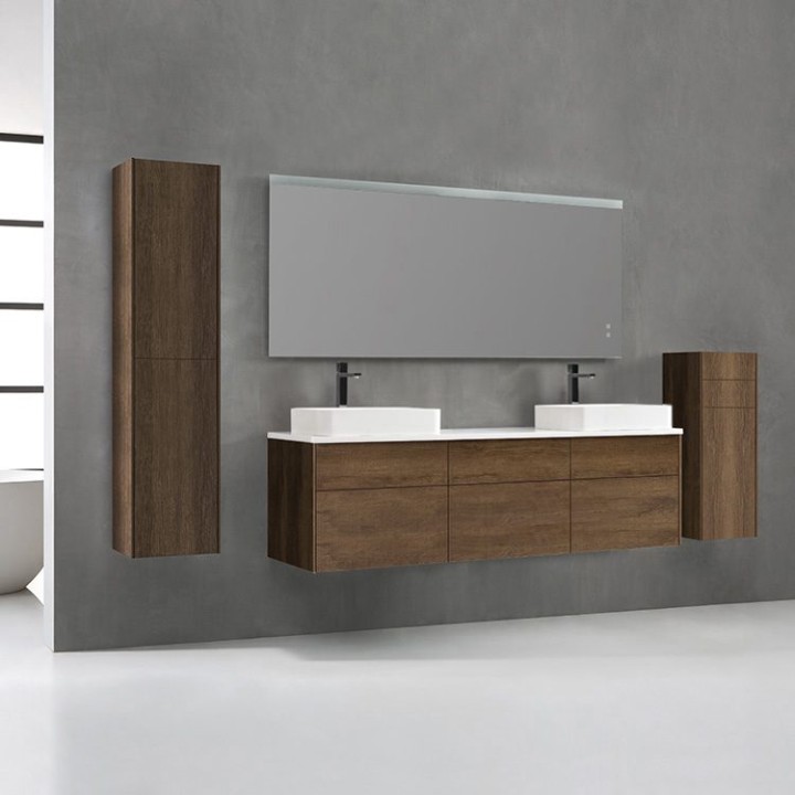 Koupelnový nábytek – set StoneArt Venice VE-1800pro-5 dubový tmavý 180×52