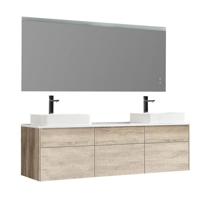 Koupelnový nábytek – set StoneArt Venice VE-1800pro-5 dubový světlý 180×52