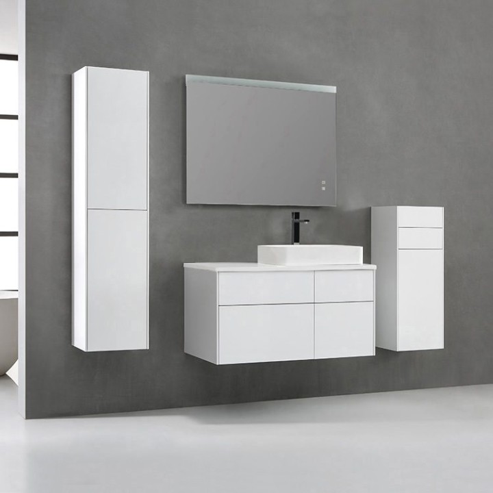 Koupelnová skříňka StoneArt Venice VE-1010pro-5 bílá 100×52 pravé provedení