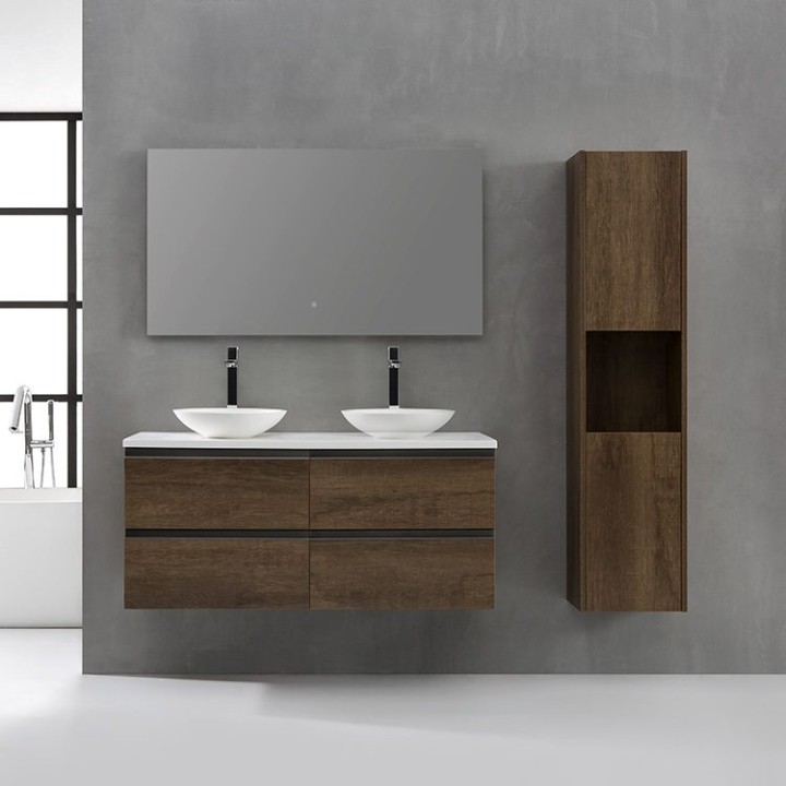 Koupelnový nábytek – set StoneArt Monte Carlo MC-1200pro-4 dubový světlý 120×52