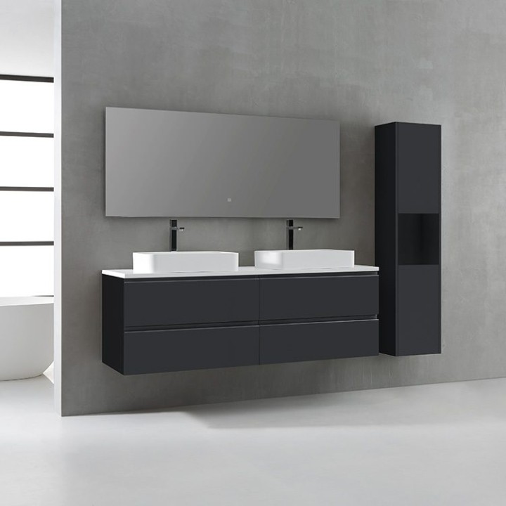 Koupelnová skříňka StoneArt Monte Carlo MC-1600pro-5 tmavě šedá 160×52