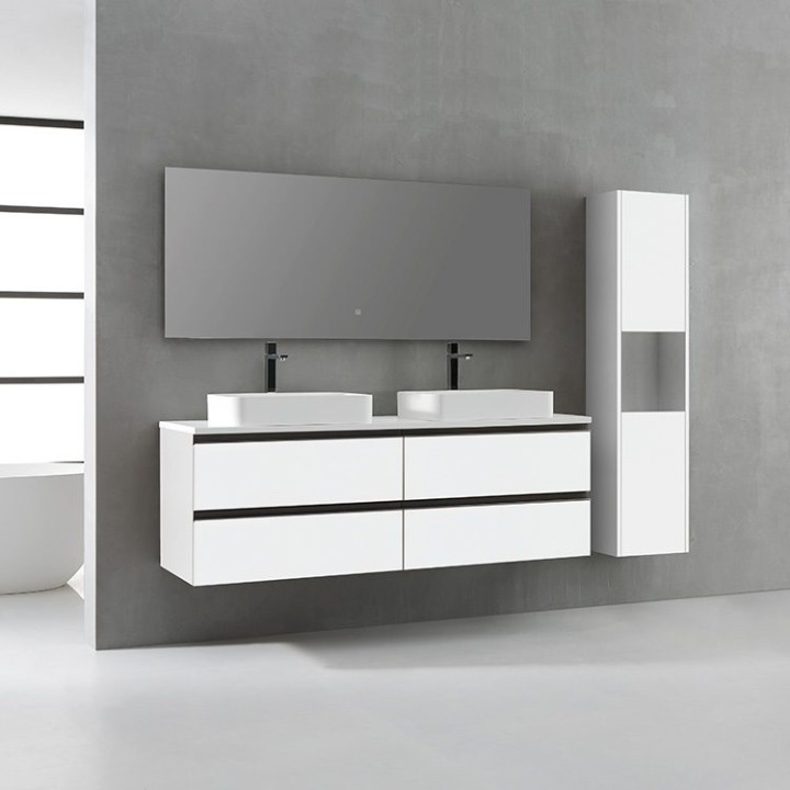Koupelnový nábytek – set StoneArt Monte Carlo MC-1600pro-5 bílý 160×52