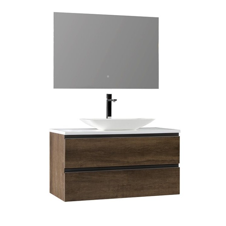Koupelnový nábytek – set StoneArt Monte Carlo MC-1000pro-1 dubový tmavý 100×52