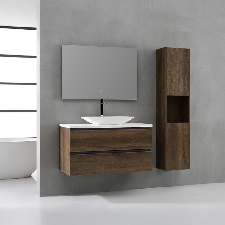 Koupelnový nábytek – set StoneArt Monte Carlo MC-1000pro-1 dubový tmavý 100×52