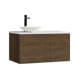 Koupelnová skříňka StoneArt Venice VE-1010pro-4 dubová tmavá 100×52 levé provedení