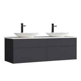 Koupelnová skříňka StoneArt Venice VE-1600pro-3 tmavě šedá 160×52