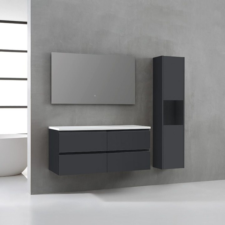 Koupelnová skříňka StoneArt Monte Carlo MC-1200pro tmavě šedá 120×52