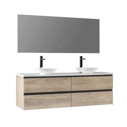 Koupelnový nábytek – set StoneArt Monte Carlo MC-1600pro-4 dubový světlý 160×52