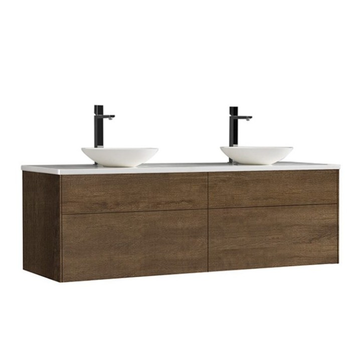 Koupelnová skříňka StoneArt Venice VE-1600pro-2 dubová tmavá 160×52