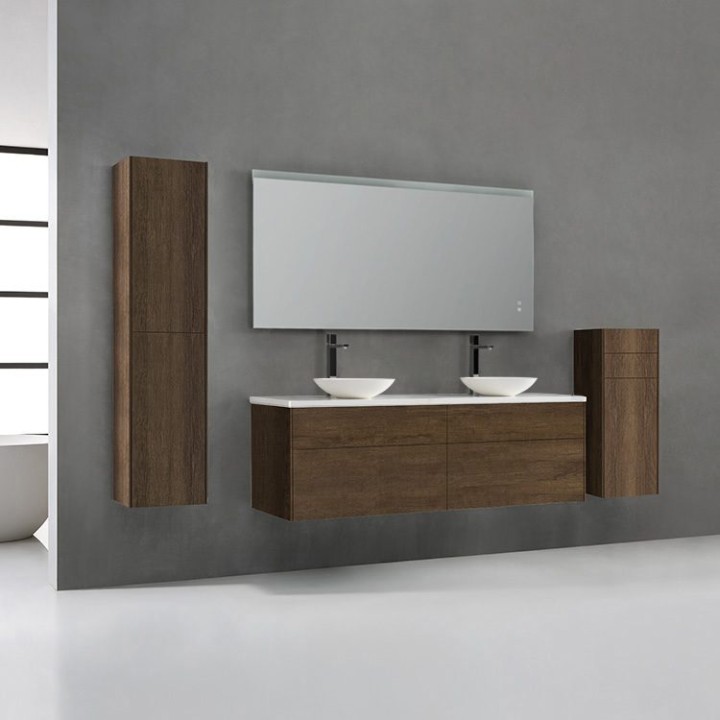 Koupelnová skříňka StoneArt Venice VE-1600pro-2 dubová tmavá 160×52