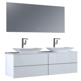 Koupelnový nábytek – set StoneArt Brugge BU-1601pro-1 bílý 160×50