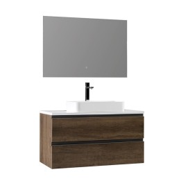 Koupelnový nábytek – set StoneArt Monte Carlo MC-1000pro-5 dubový tmavý 100×52