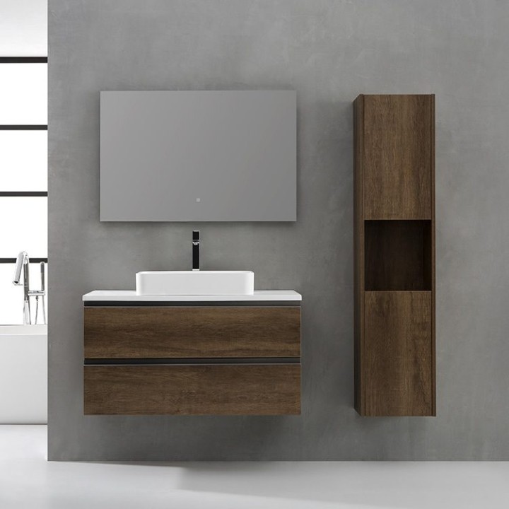 Koupelnový nábytek – set StoneArt Monte Carlo MC-1000pro-5 dubový tmavý 100×52