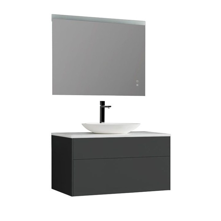 Koupelnový nábytek – set StoneArt Venice VE-1000pro-3 tmavě šedý 100×52