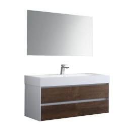 Koupelnový nábytek – set StoneArt Mailand ML-1000 dubový tmavý 100×48