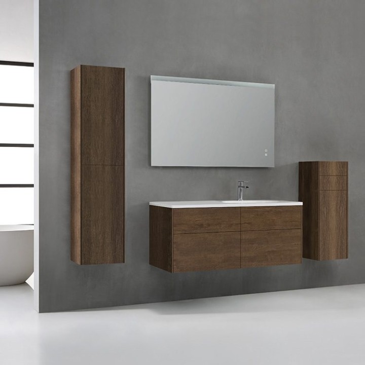 Koupelnový nábytek – set StoneArt Venice VE-1210-I dubový tmavý 120×52 pravé provedení