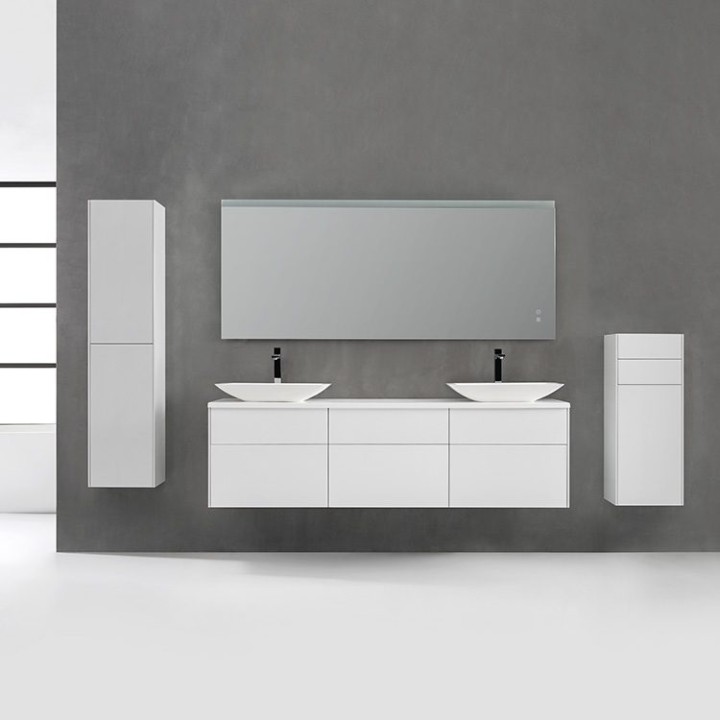 Koupelnový nábytek – set StoneArt Venice VE-1800pro-1 dubový tmavý 180×52
