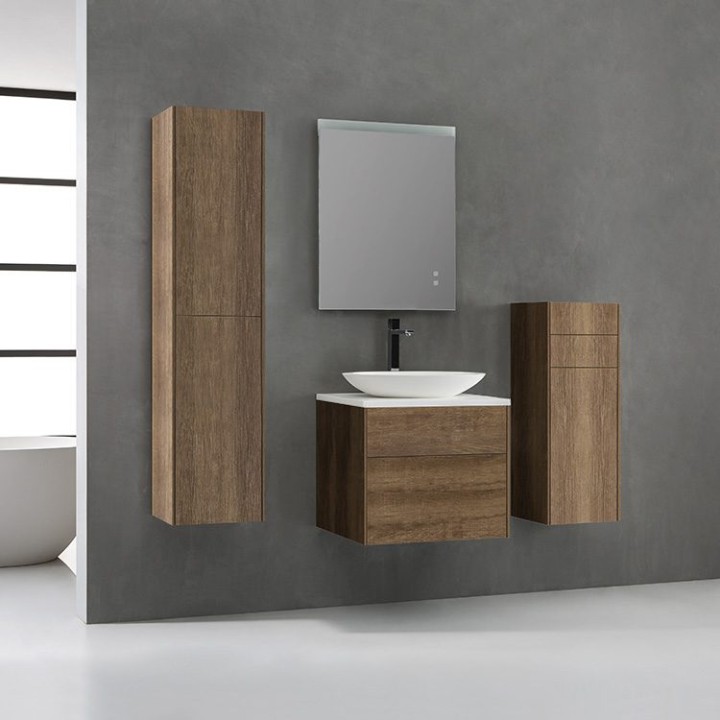 Koupelnový nábytek – set StoneArt Venice VE-0600pro-3 dubový tmavý 60×52