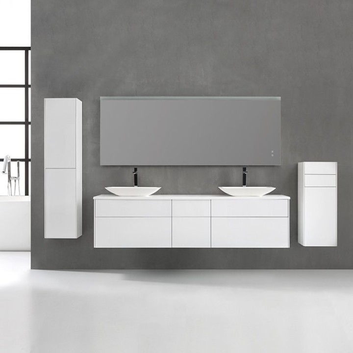 Koupelnový nábytek – set StoneArt Venice VE-2000pro-1 tmavě šedý 200×52