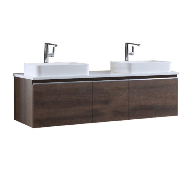 Koupelnová skříňka StoneArt Milano ME-1600pro-5 dubová tmavá 160×45