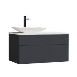 Koupelnová skříňka StoneArt Venice VE-1010pro-1 tmavě šedá 100×52 levé provedení