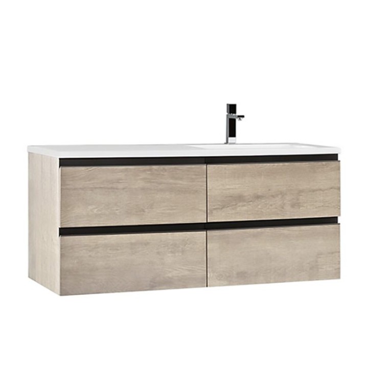 Koupelnová skříňka StoneArt Monte Carlo MC-1210 dubová světlá 120×52 pravé provedení