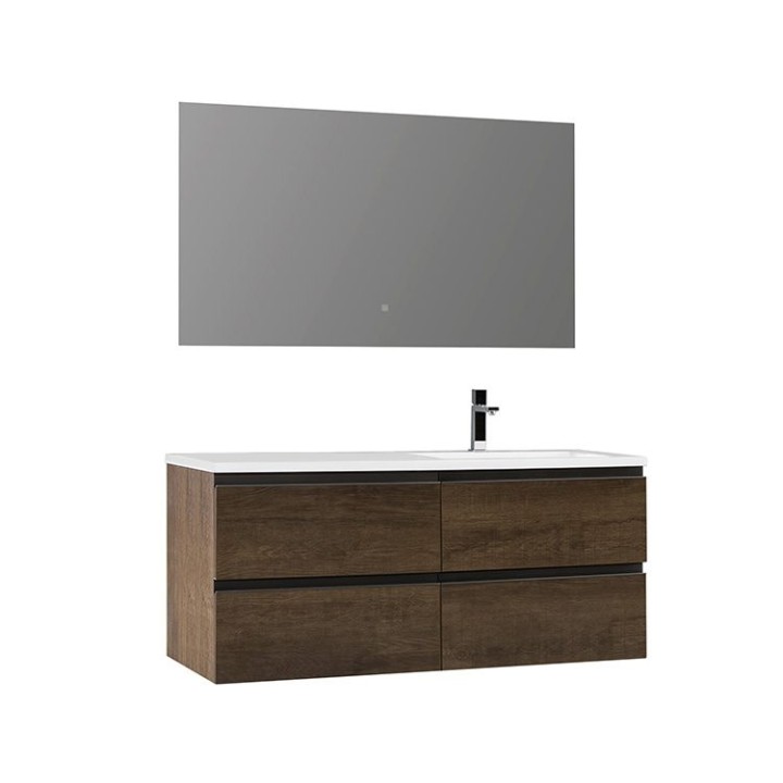 Koupelnový nábytek – set StoneArt Monte Carlo MC-1210 dubový tmavý 120×52 pravé provedení