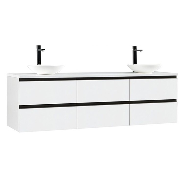 Koupelnová skříňka StoneArt Monte Carlo MC-1800pro-4 bílá 180×52