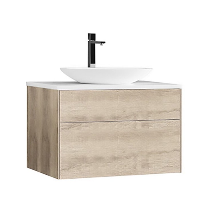 Koupelnová skříňka StoneArt Venice VE-0800pro-3 dubová světlá 80×52