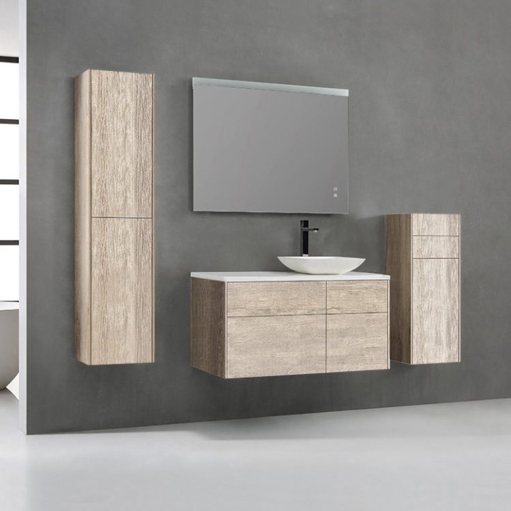 Koupelnový nábytek – set StoneArt Venice VE-1010pro-2 dubový světlý 100×52 pravé provedení