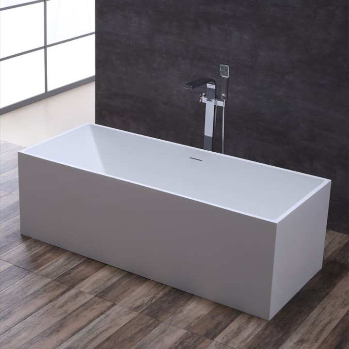 Volně stojící vana StoneArt BS-532 bílá 175×73 matná