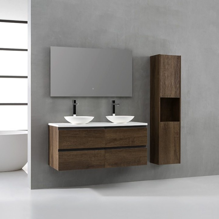 Koupelnová skříňka StoneArt Monte Carlo MC-1200pro-4 dubová tmavá 120×52
