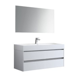 Koupelnový nábytek – set StoneArt Mailand ML-1000 bílý lesklý 100×48