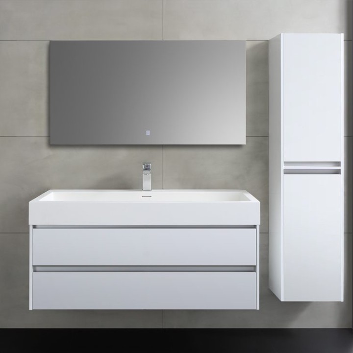 Koupelnový nábytek – set StoneArt Mailand ML-1000 bílý lesklý 100×48