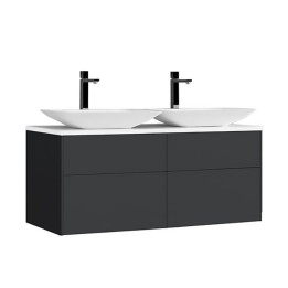 Koupelnová skříňka StoneArt Venice VE-1200pro-1 tmavě šedá 120×52