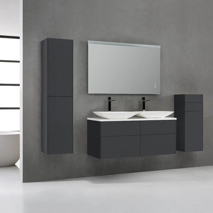 Koupelnová skříňka StoneArt Venice VE-1200pro-1 tmavě šedá 120×52