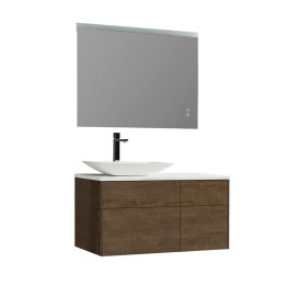 Koupelnový nábytek – set StoneArt Venice VE-1010pro-1 dubový tmavý 100×52 levé provedení