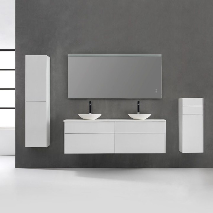 Koupelnový nábytek – set StoneArt Venice VE-1600pro-4 tmavě šedý 160×52