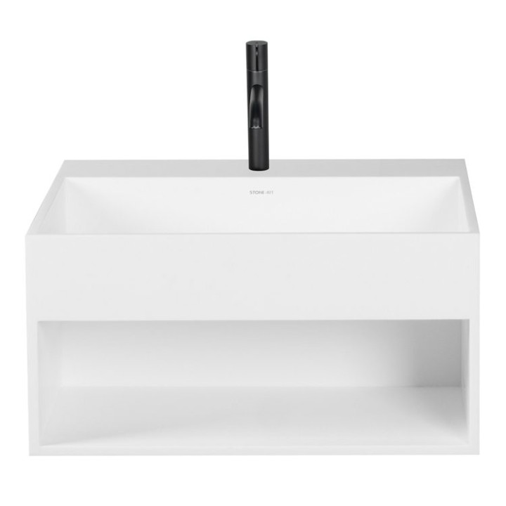 Umyvadlo StoneArt LZ751 bílé 50×50 matné