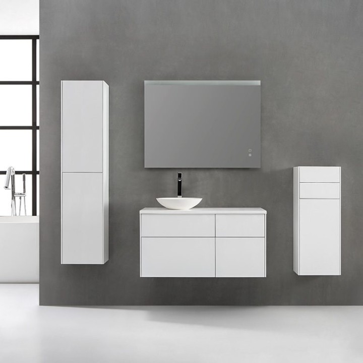 Koupelnová skříňka StoneArt Venice VE-1010pro-4 tmavě šedá 100×52 levé provedení