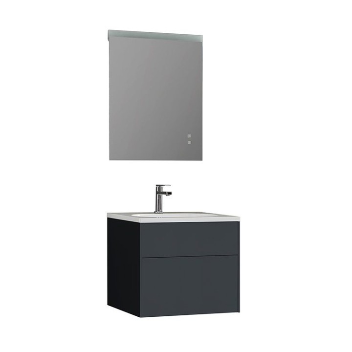 Koupelnový nábytek – set StoneArt Venice VE-0600-I tmavě šedý 60×52