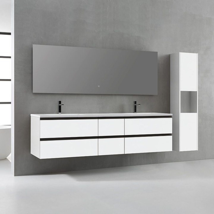 Koupelnový nábytek – set StoneArt Monte Carlo MC-2000 bílý 200×52