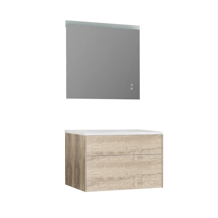 Koupelnový nábytek – set StoneArt Venice VE-0800pro dubový světlý 80×52